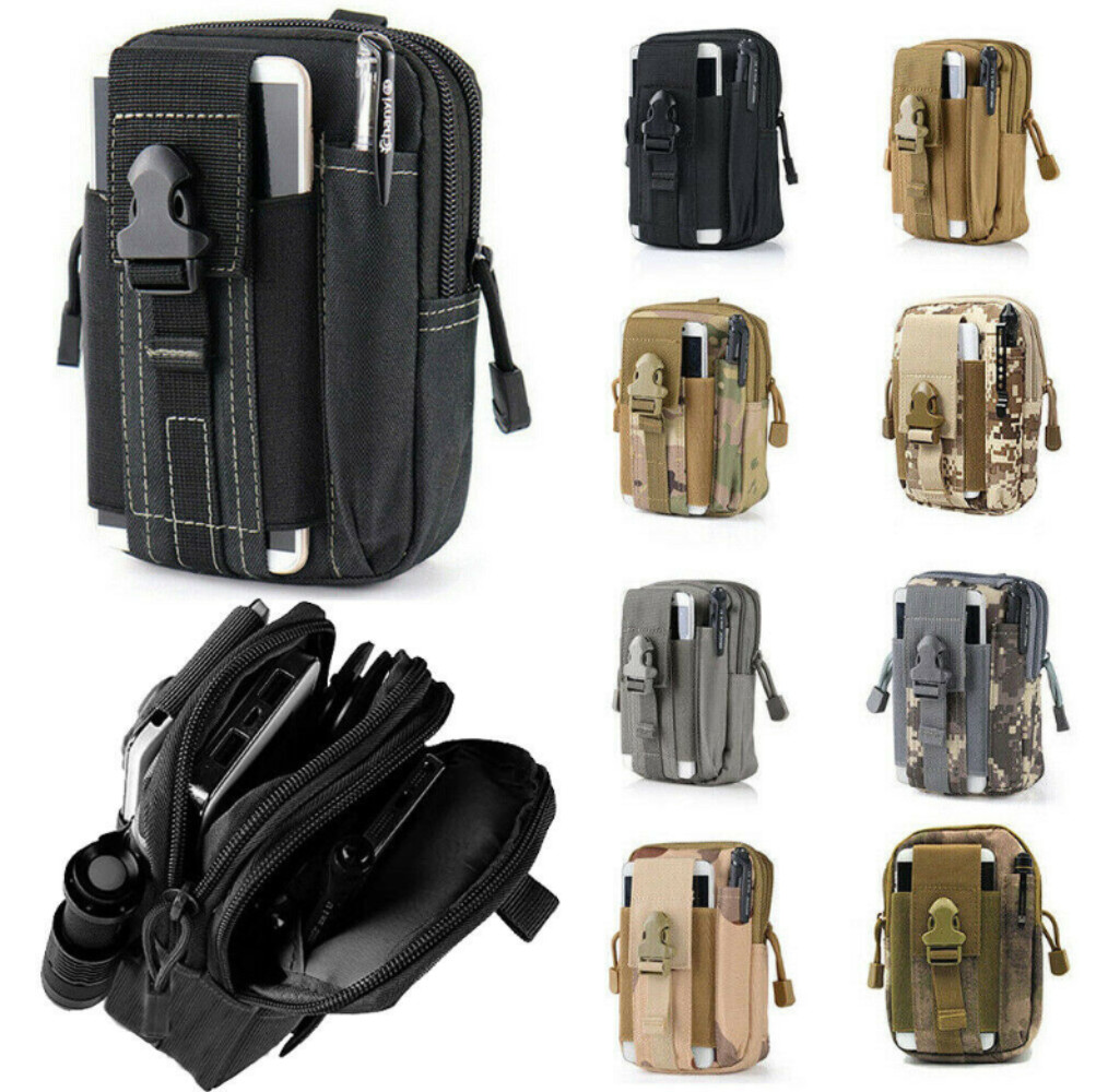 Tactical Fanny Pack Molle Military Phone Pouch Pocket Waist Belt Bag for Mens