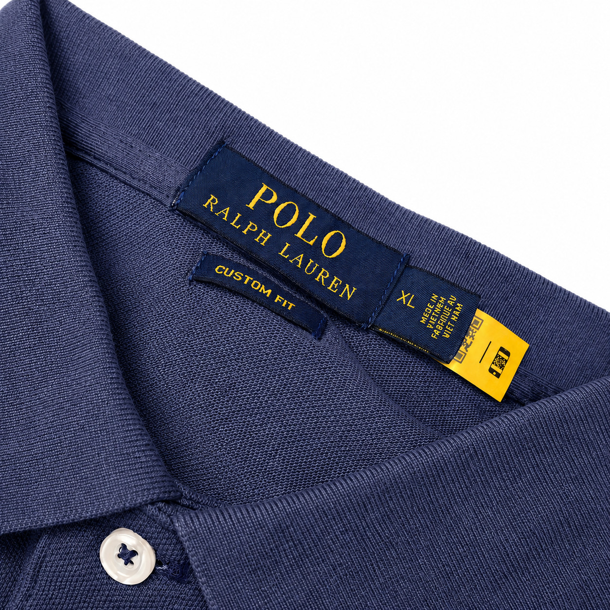 Polo Ralph Lauren Men’s Custom Fit Polo Shirt Size S Navy Blue Yacht Club
