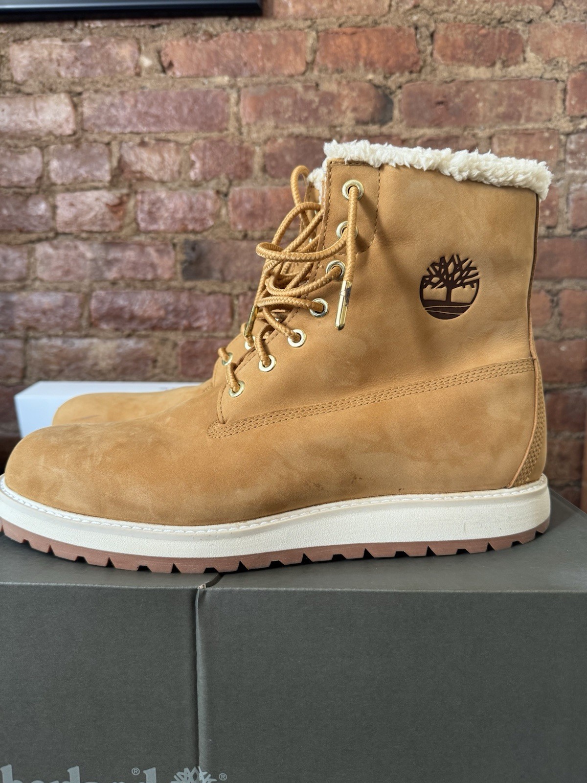 Timberland RICHMOND RIDGE Waterproof Fur Lined Leather boots TB0A2M4T 231 Wheat