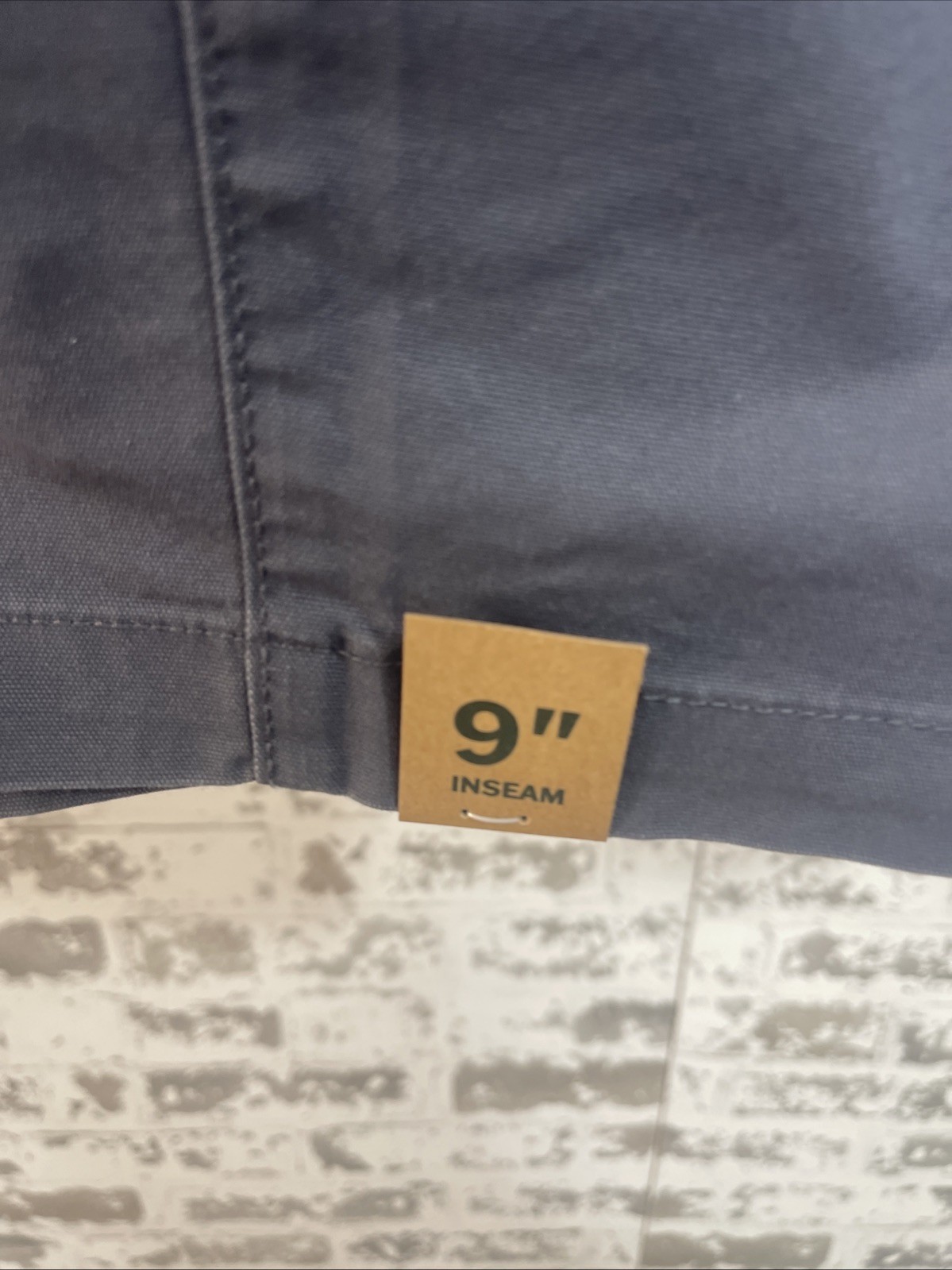 NWT Brahma Canvas Shorts Mens 34 Gray Relaxed Fit 9 in Inseam Stretch Utility