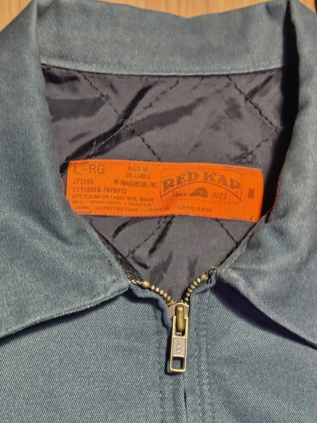 Red Kap 80’s-90’s Green Mechanic Work Jacket Size -Large