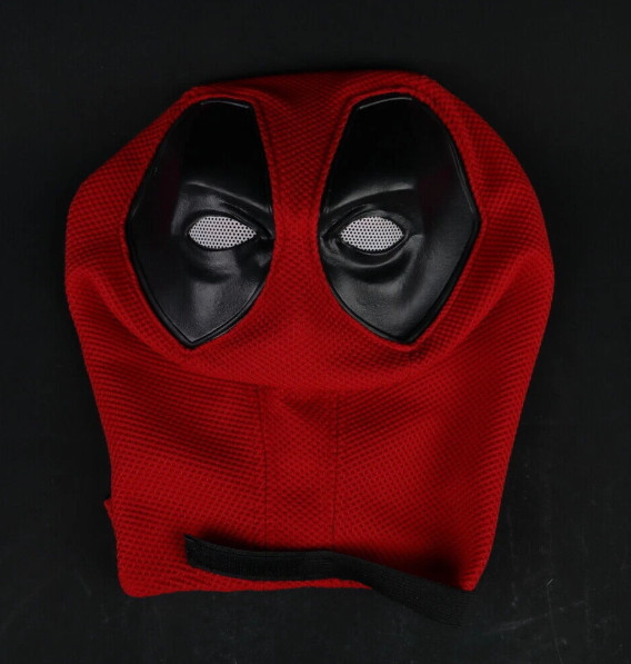 Cosplay Deadpool Full Face Mask Perspective Breathable Knit Helmet