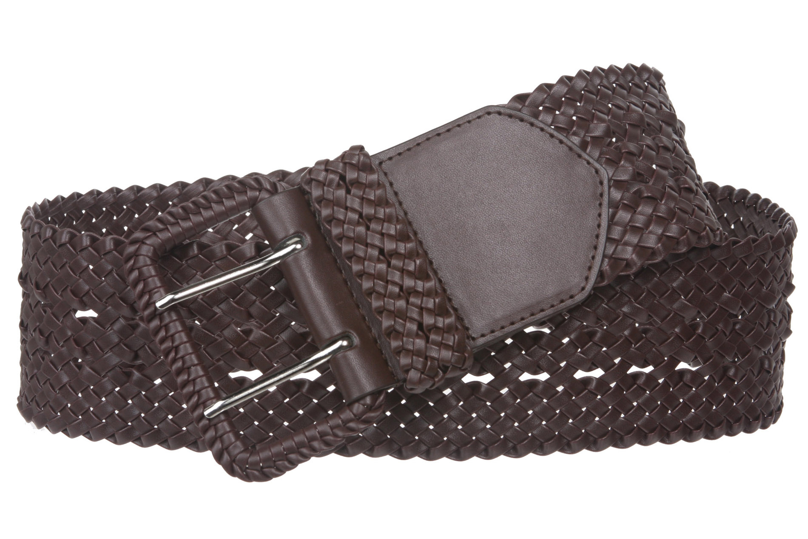 Women’s 3″ Wide Hand Made Braided Square Buckle Belt