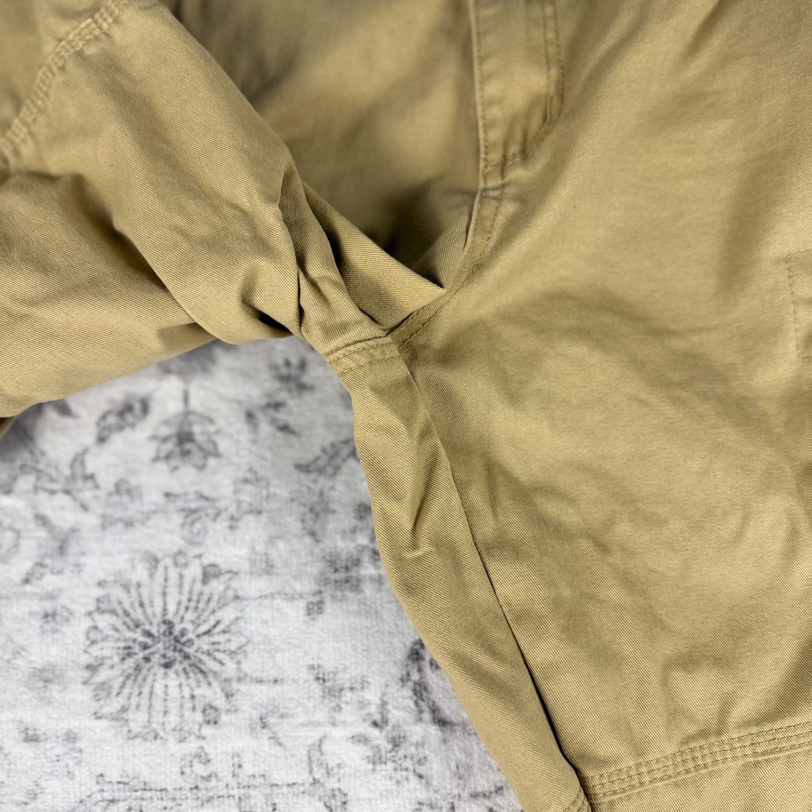 Carhartt WIP Cargo Pants Mens 32 Beige Tan Military Utility Workwear Cotton