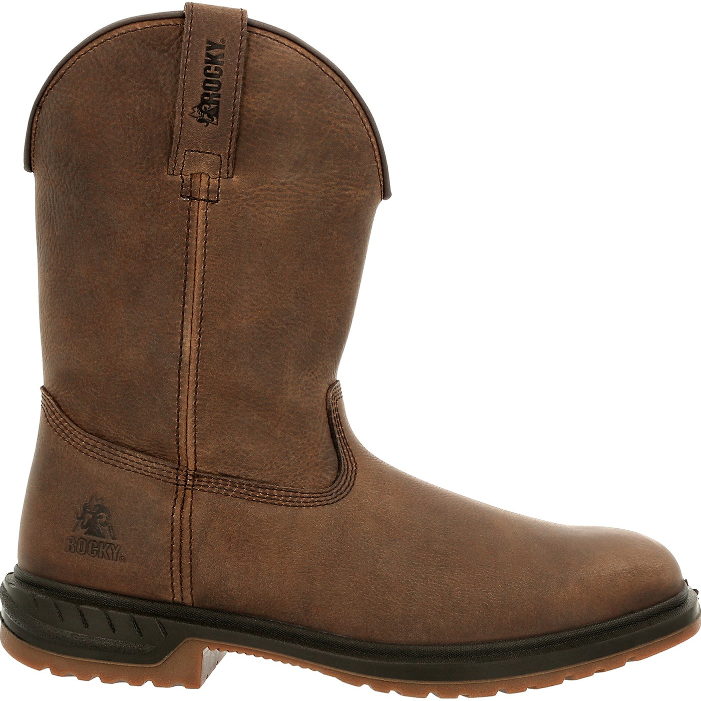 Rocky Worksmart Unlined Western Boot RKW0346 for Men – Durable Cowboy Work Boots