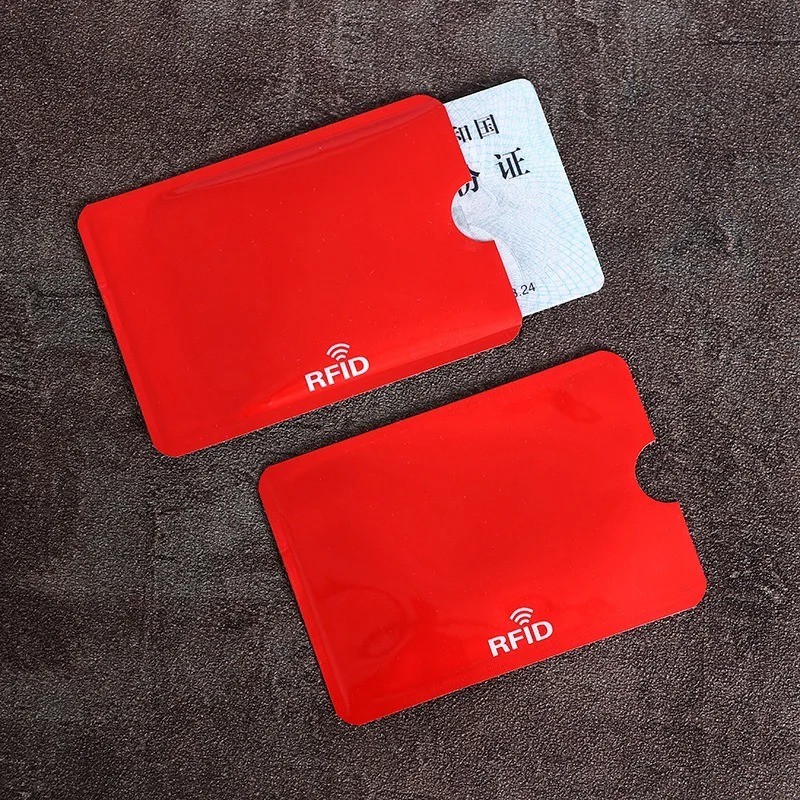 10PCS Anti RFID Blocking Card Sleeve-Secure Credit/Debit Card Holder ID Wallet