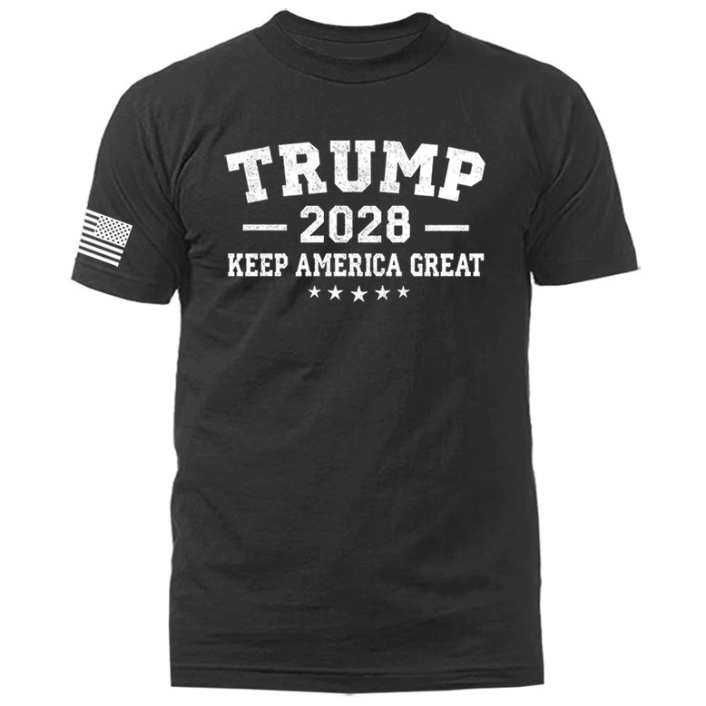Donald Trump 2028 Keep America Great Again Political T-shirt