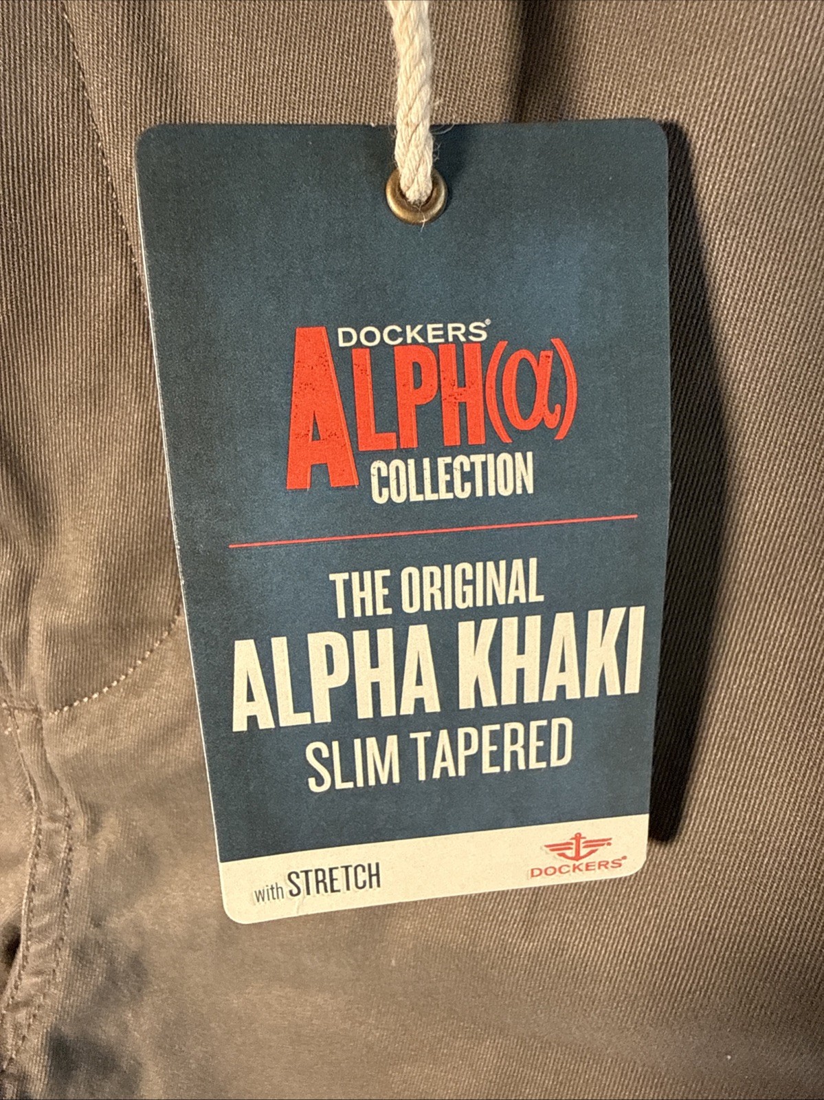 Dockers Alpha Collection The Original Khaki Slim Tapered Stretch Pants 34×29