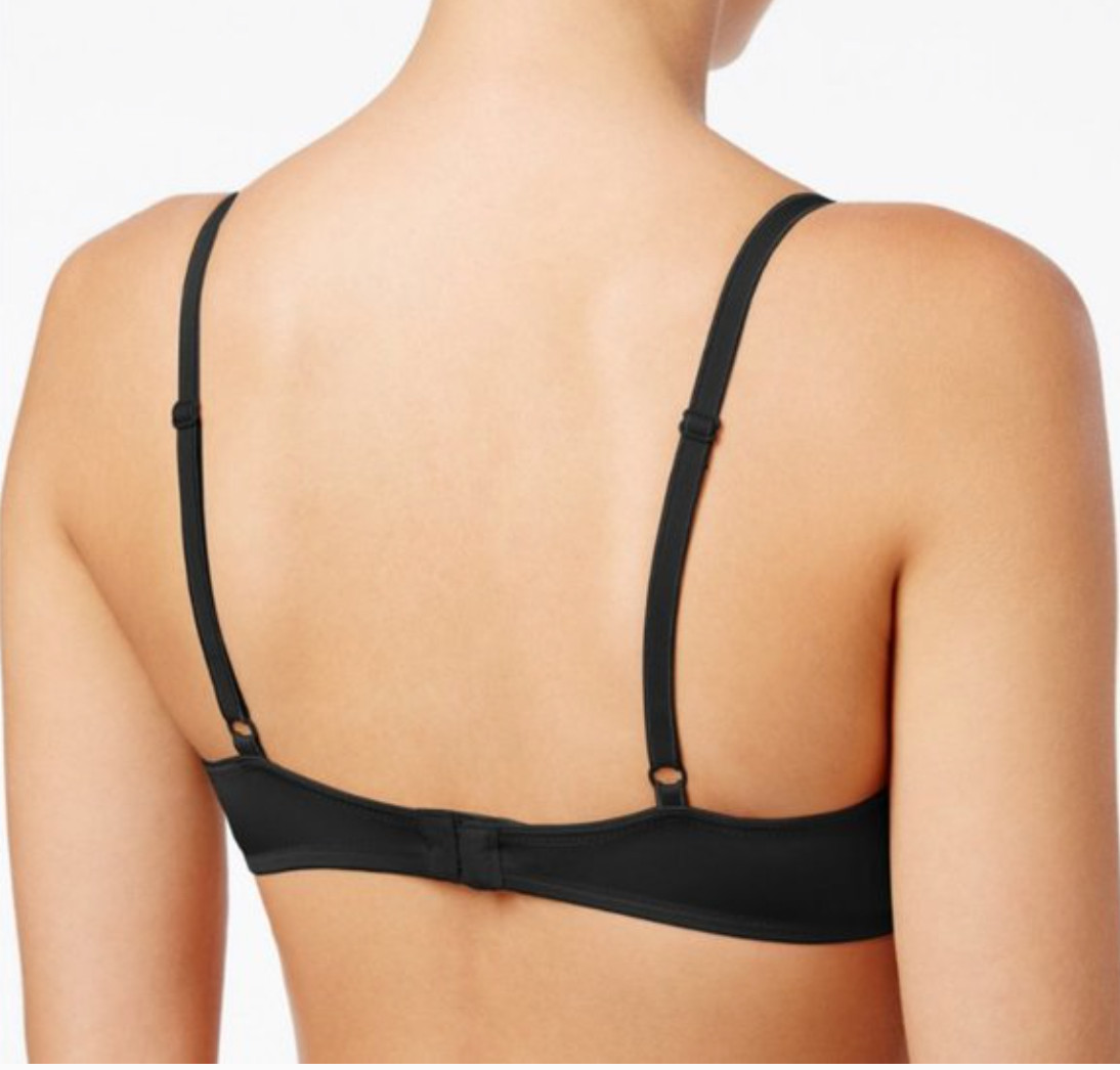 Calvin Klein 36B Pure Micro Lightly Lined T-Shirt Bra NWOT QP2586O Black