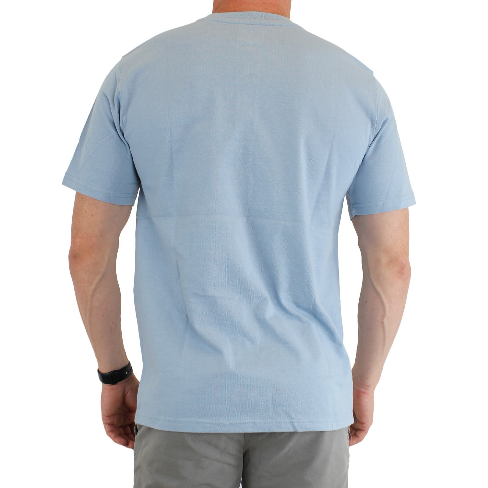 Wrangler Workwear Men’s Henley Shirt Short Sleeve, Casual Fit, One Pocket 55179