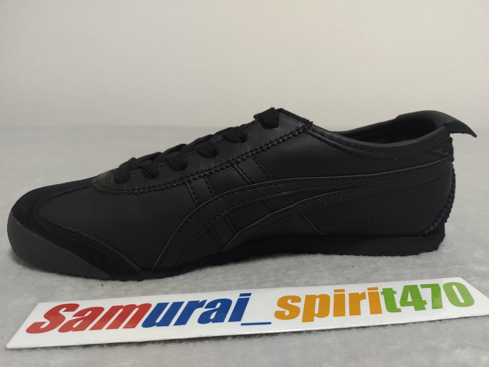 Onitsuka Tiger Genuine MEXICO 66 1183C102 BLACK /BLACK US Buyer No Import duties