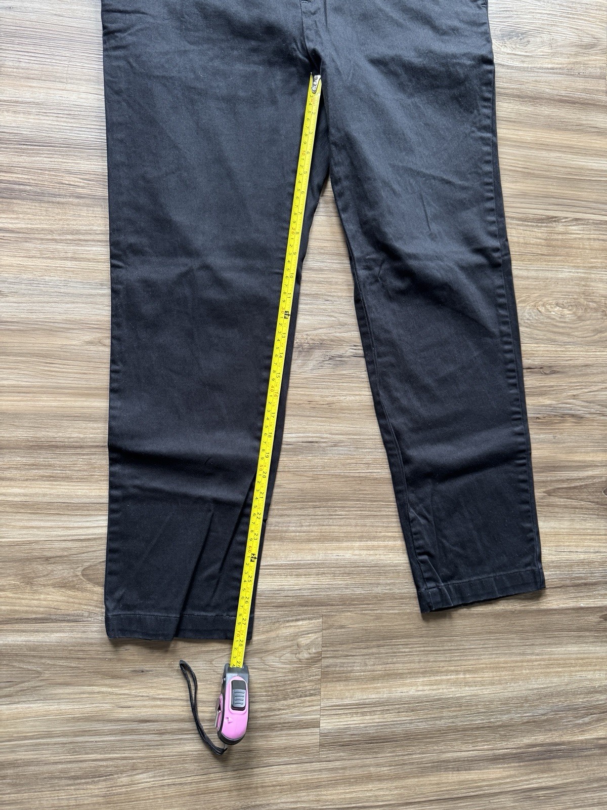 Dockers Flex Comfort Chino Pants Men’s 36×30 Black Stretch Casual Flat Front