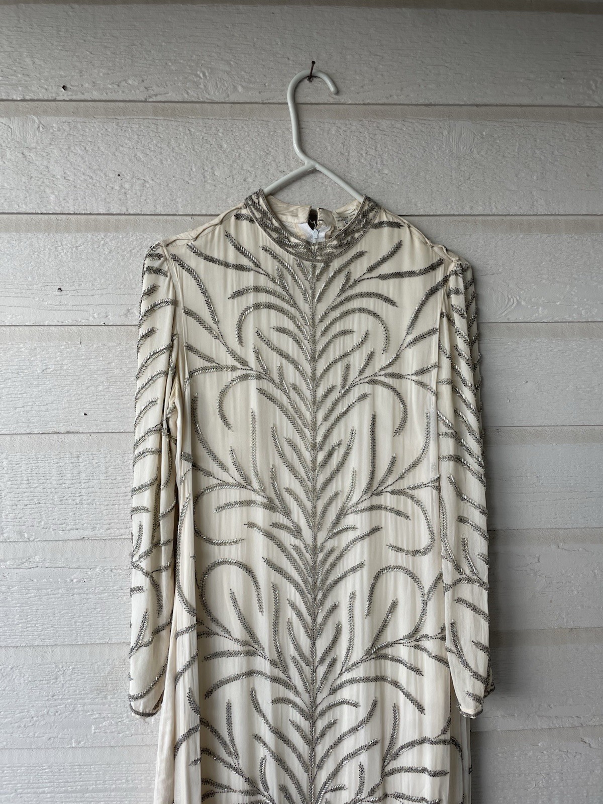 VTG Saz by Suryit Adarsh Gill Beaded Sheath Dress House of Arts Size 12 Sleeves