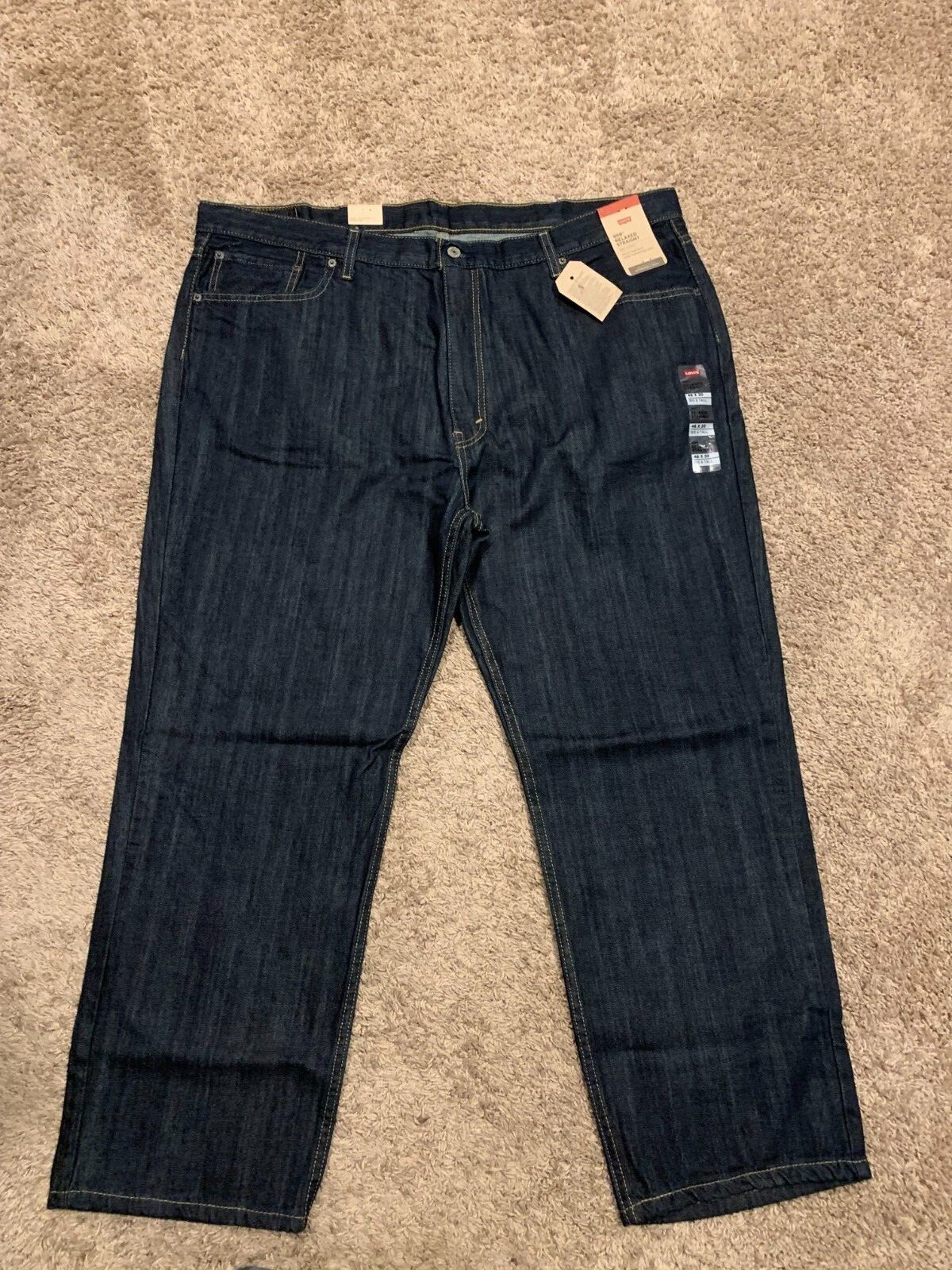 Levi’s 559 Relaxed Straight Fit Jeans Blue Big & Tall Sizes NWT RT$69.50 0004