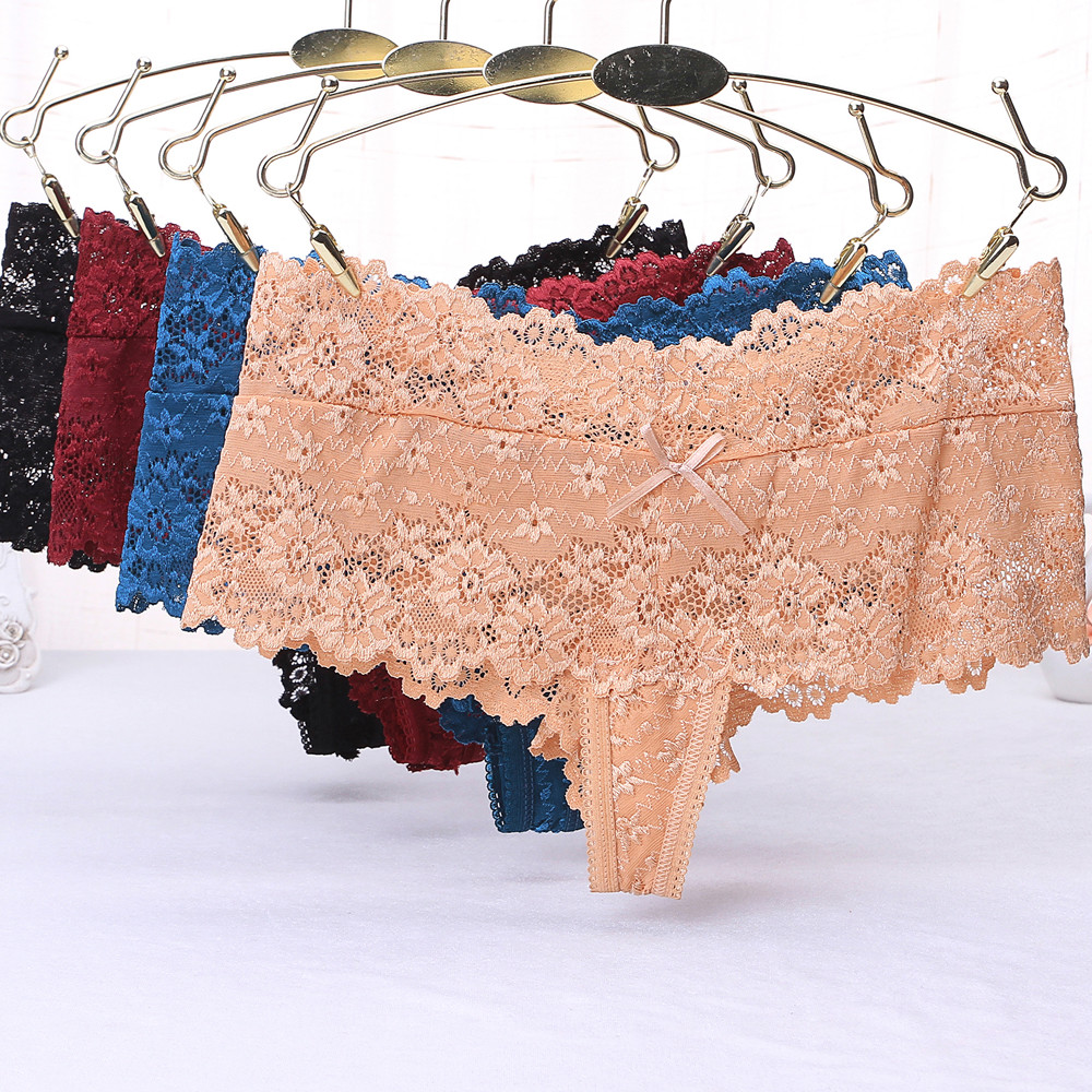 Womens Girls Sexy Lace Underwear Briefs Panties G-string Lingerie Thongs US FAST