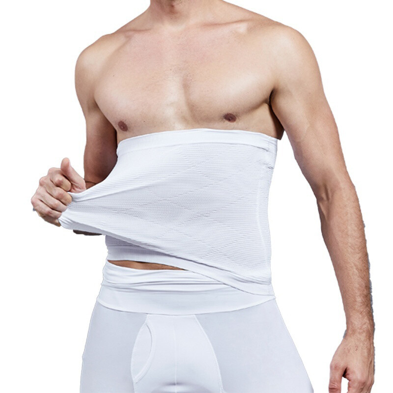 Men’s Slimming Body Shaper Abs Abdomen Tummy Control Tucker Girdle Trimmer Belt
