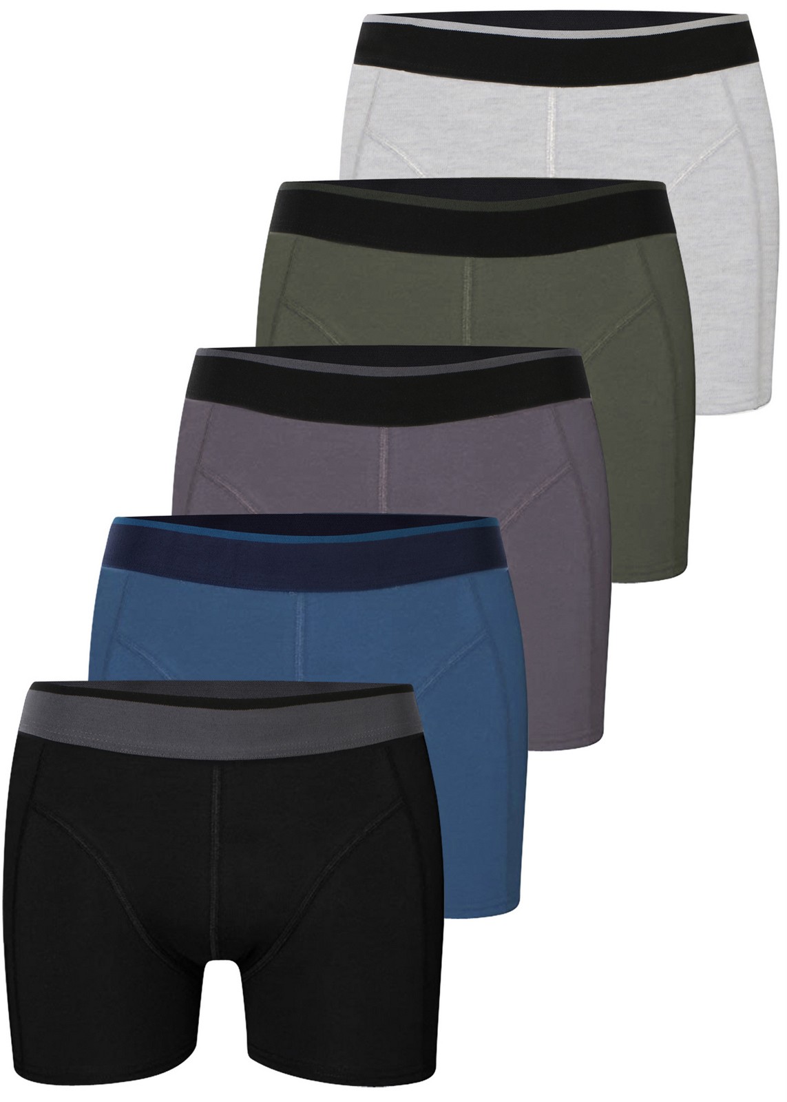 5 mens boxer shorts cotton S M L XL XXL XXXL underpants underwear boxers