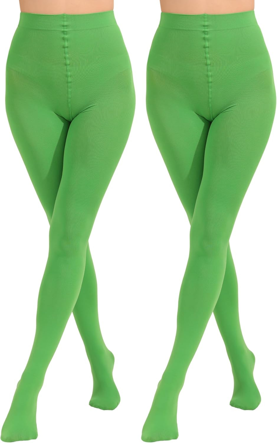 Paralinda 2 Pairs Women’S Solid Color Tights 80D, Soft Opaque Microfiber Tights