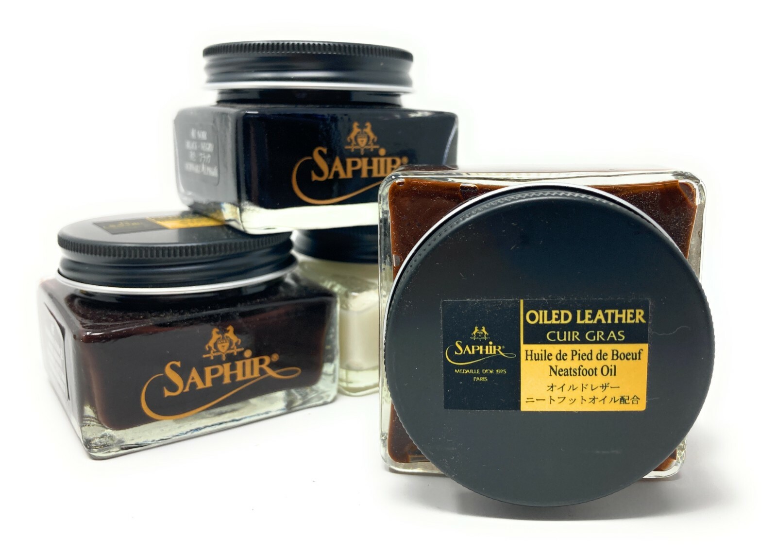 Saphir Medaille d’Or Oiled Leather – Four Colors