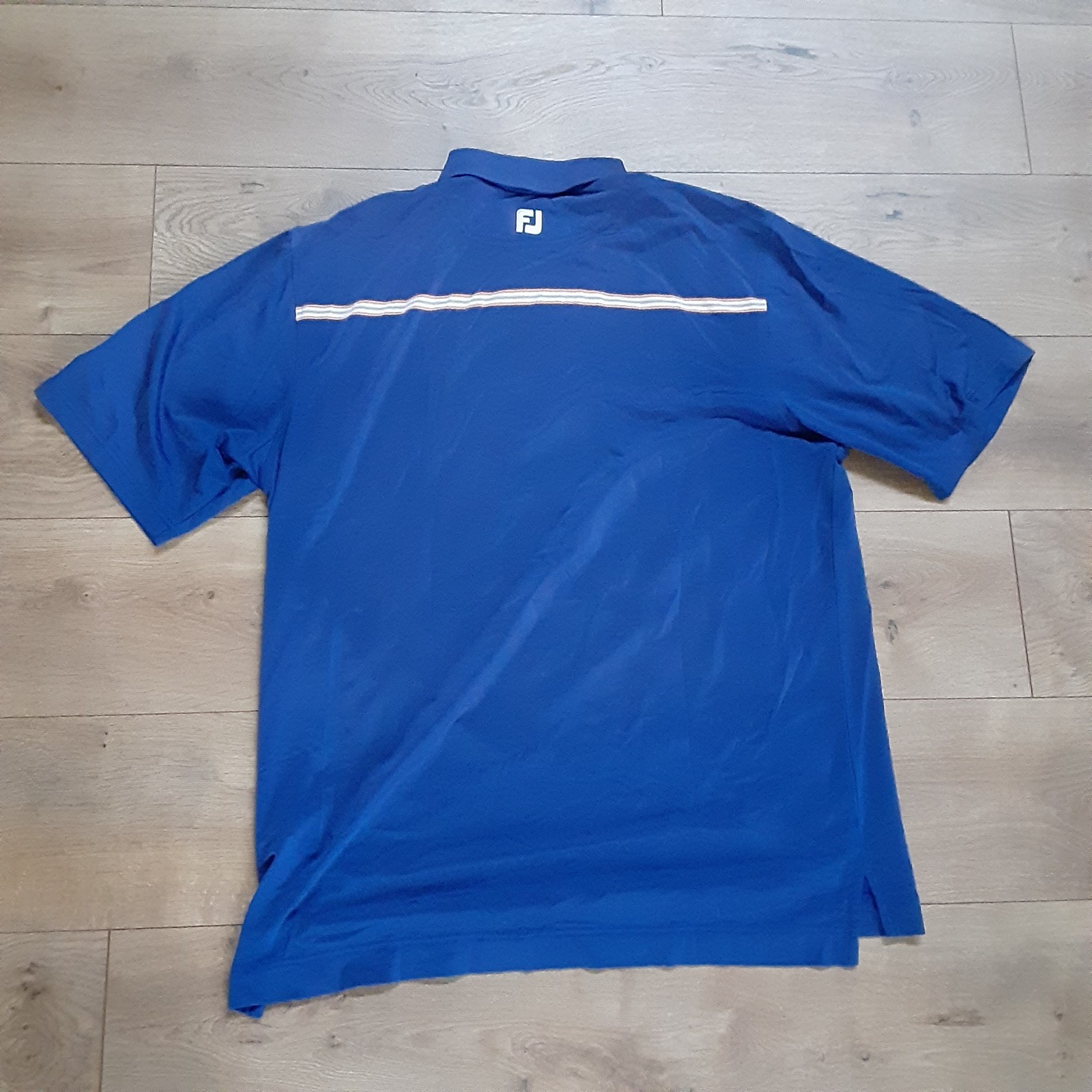 Foot Joy FJ Golf Polo Performance Shirt Men’s XL Blue Short Sleeve