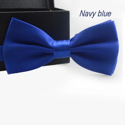 Bowtie Mens Adjustable Formal Wedding Party Necktie Bow Tie Solid Color Tuxedo