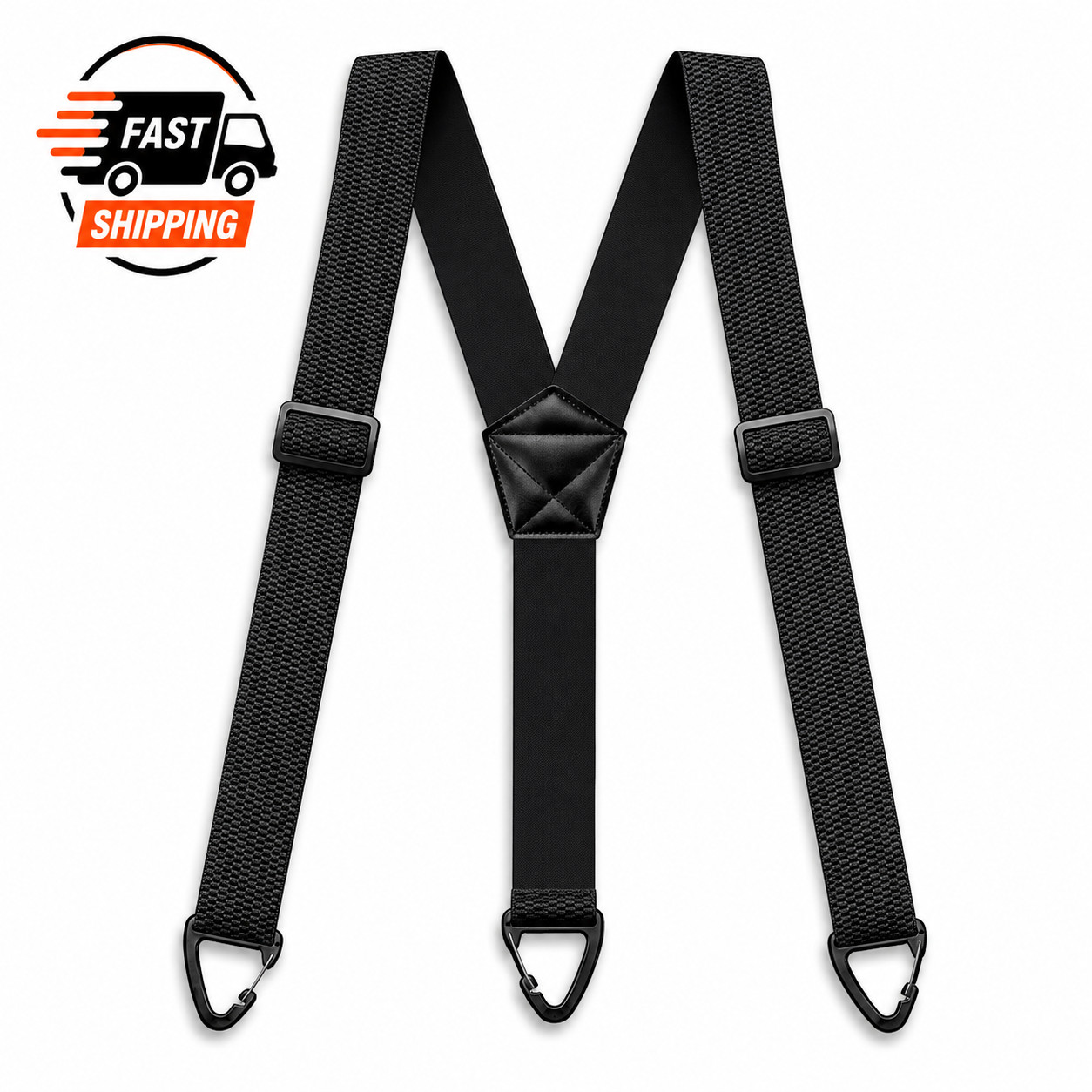 Suspenders for Men Heavy Duty, X Shape Back Hidden Suspender 1.5″ Under Clothing