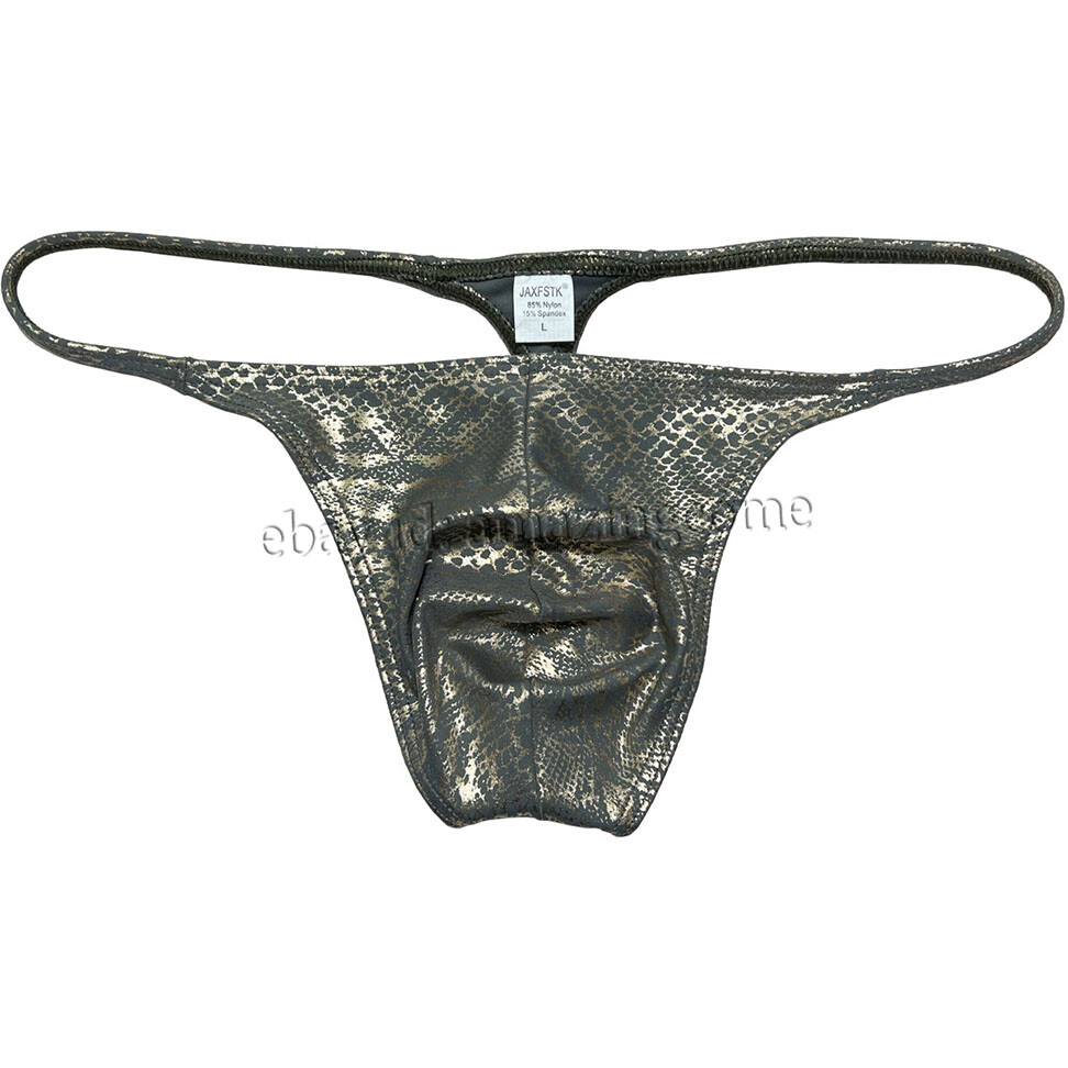 Men Gloss G-string Thong Underwear Classics Pouch T-back Elastic Sex Swim Tangas