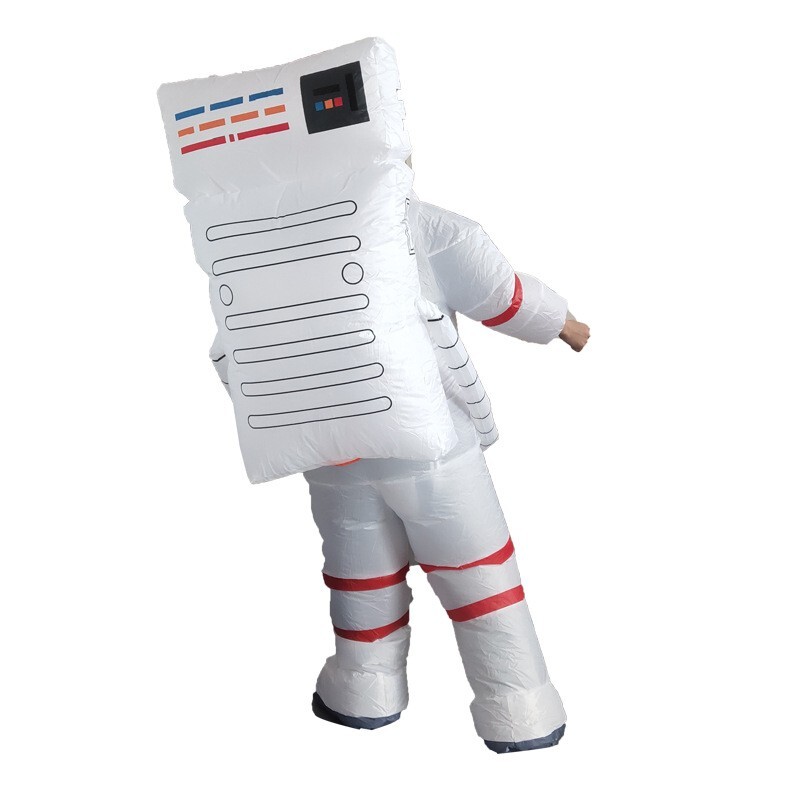 Inflatable Astronaute Space Suit Adult Costume w/Fan For Outdoor Halloween Party