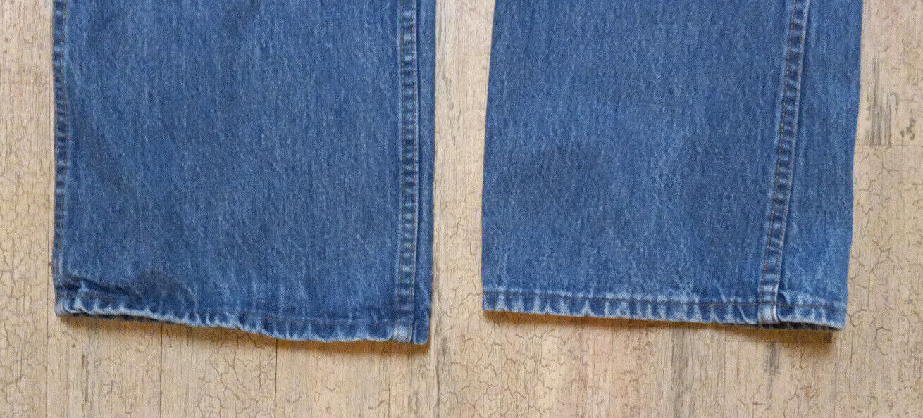 Vintage Tour De France 42 x 33 Denim Jeans Medium Wash Blue Zipper 80s 90s