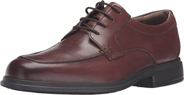 Men’s Bostonian Tifton Edge Oxford Dress Shoes, Brown Leather, 9M, NIB