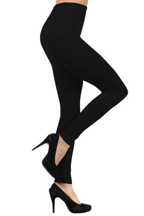 10 Pcs Pack Women Soft Skin Leggings Full Length NWT Two Sizes Black Color