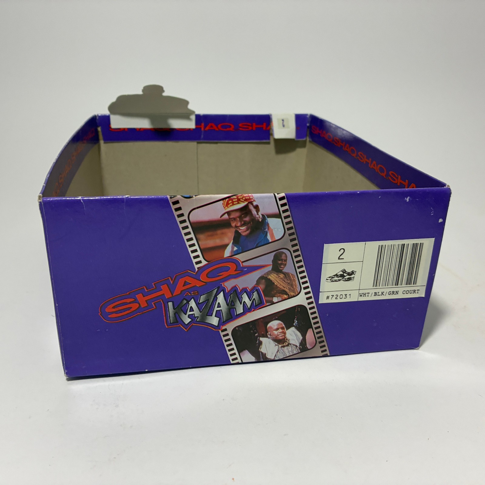 Shaq as Kazaam Show Box – 1996 KidsNATION – EMPTY BOX – no shoes