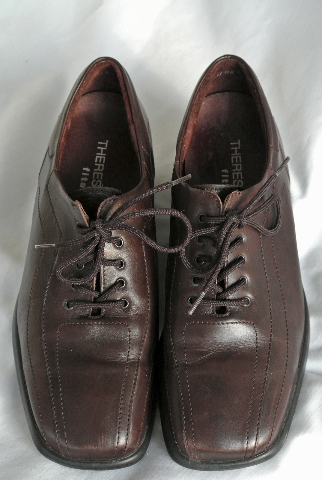 Theresia M Brown Leather Heike TPS Comfort Lace Up Shoe Oxford-6.5-7 US-4.5 EU