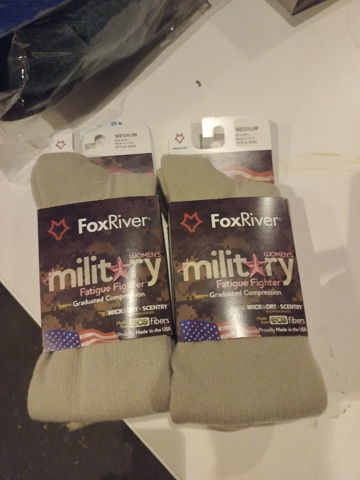 Fox River Women’s Military Fatigue Compression Socks 2 Pairs Medium