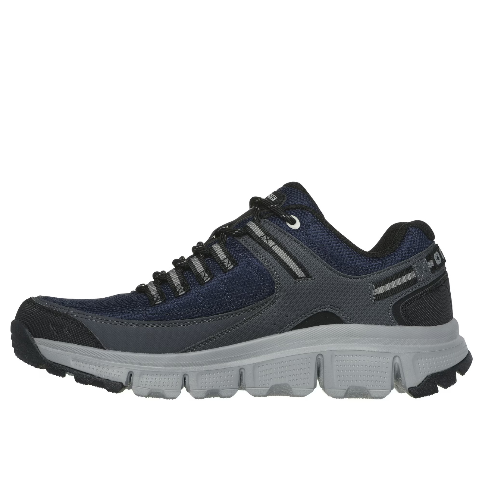 Skechers Men’s Memory Foam Summits AT Upper Draft Outdoor Lace-Up Gray/NavyG NWB