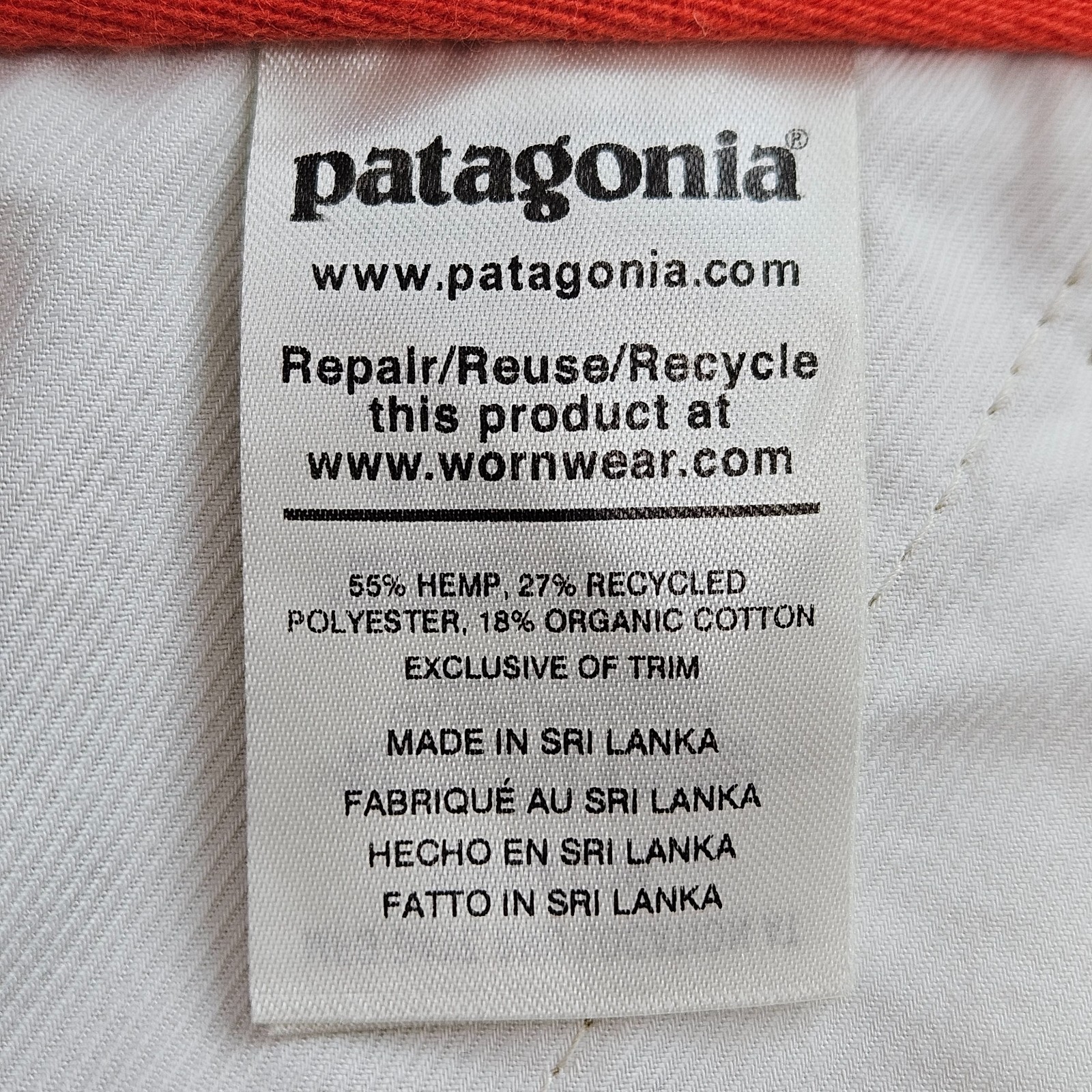 Patagonia All Seasons Hemp Canvas Double Knee Pants Women 18 Tan Workwear