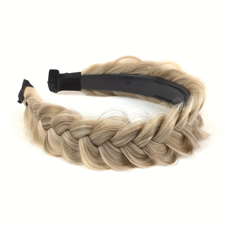 Headband Synthetic Hair Plaited Headband Braid Braided & Teeth Hair Band Beauty