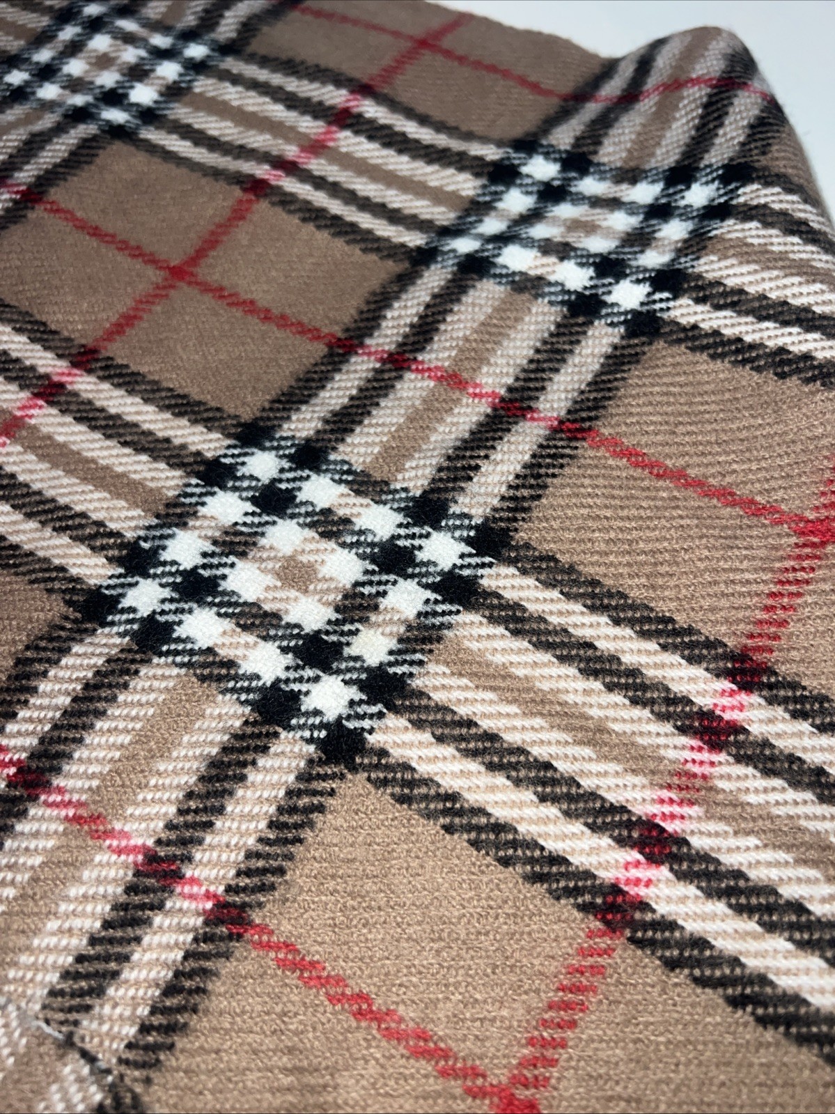Classic Check Print Scarf