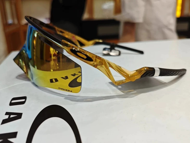 Oakley QNTM Kato OO9481D Sunglasses, Gold Frame, Gold Lenses