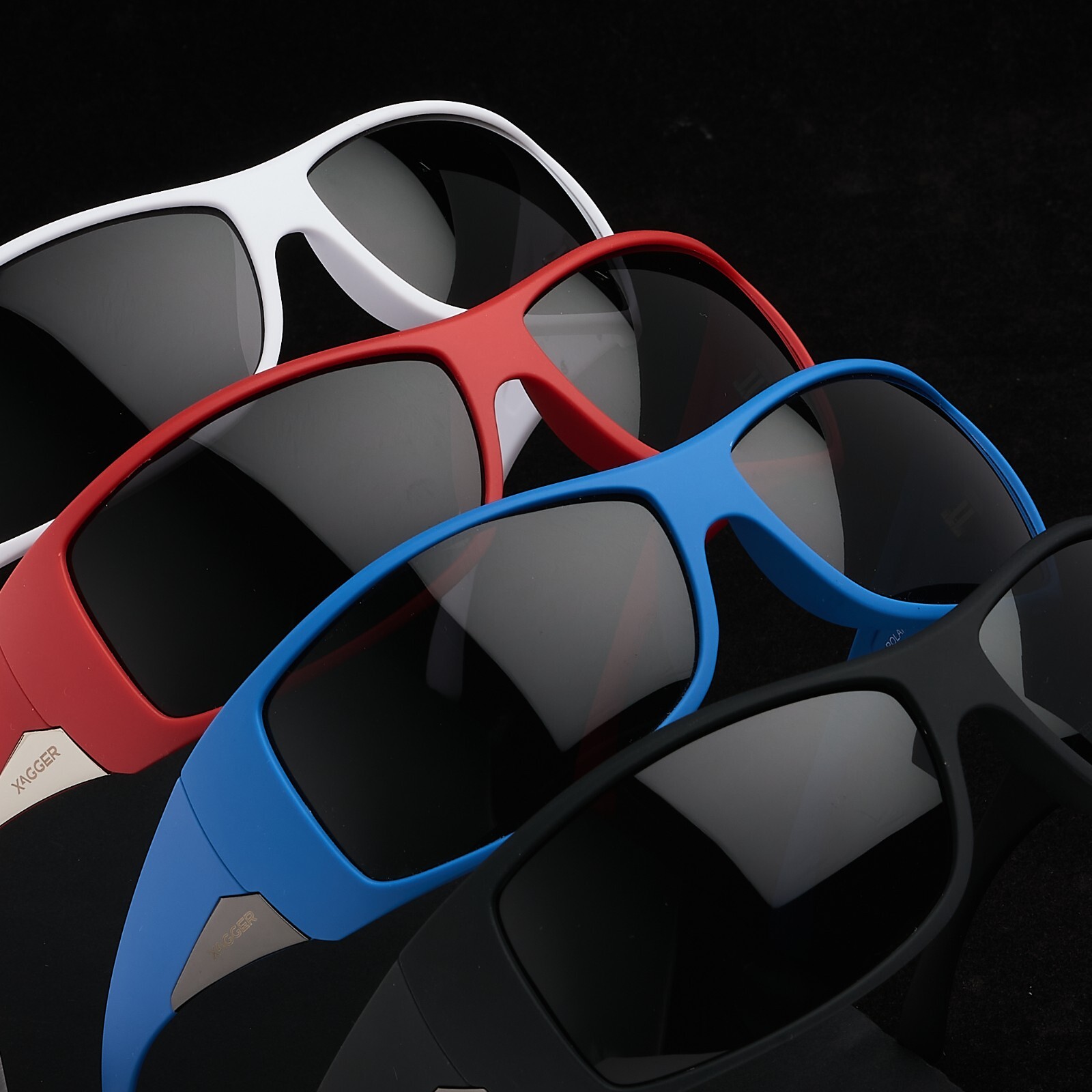Xagger Polarized Wrap Around Sport Sunglasses Men Women Running Driving Fishing