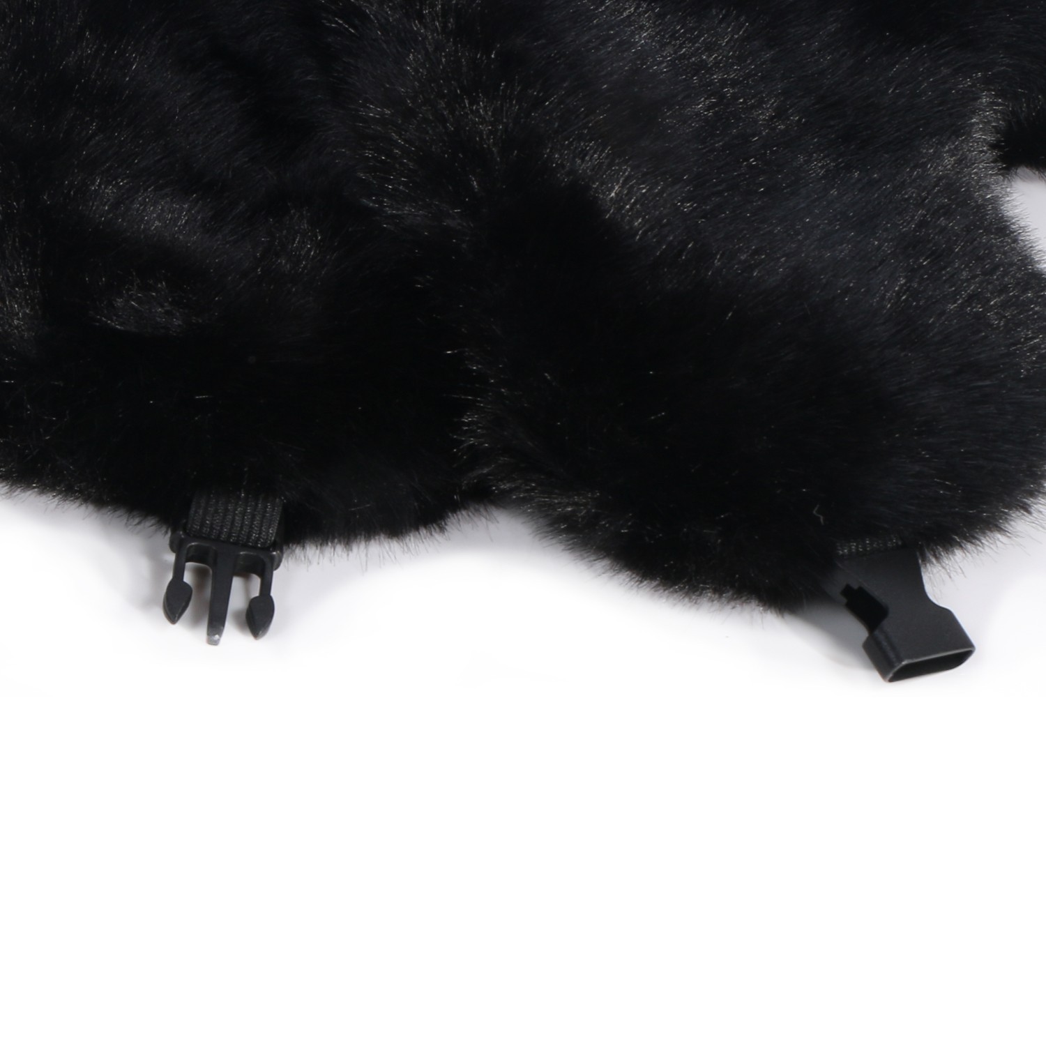 Men Women Winter Fuzzy Fluffy Solid Trapper Hats Windproof Hood Russian Trooper