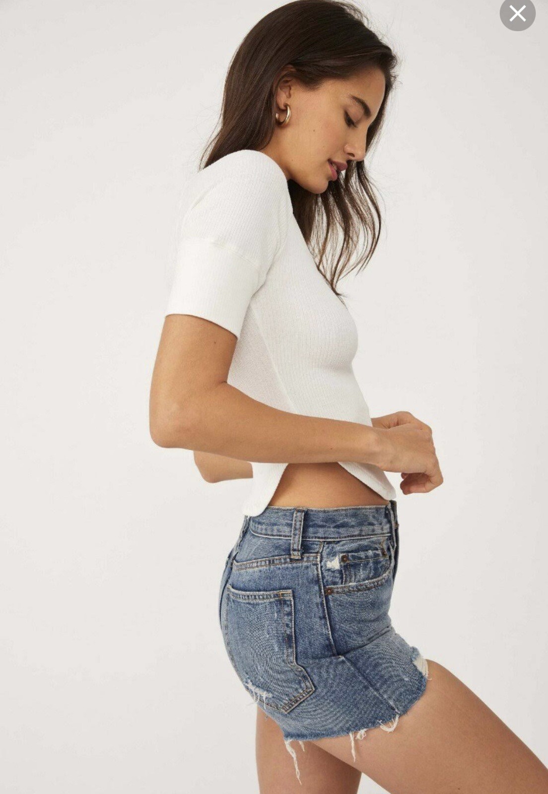MEDIUM Free People Blake Baby Tee size Size BNWTS $38.00