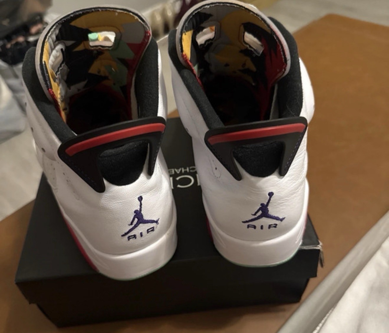 Jordan Air Jordan 6 Retro Hare 2020 High Top Leather Sneaker CT8529-062