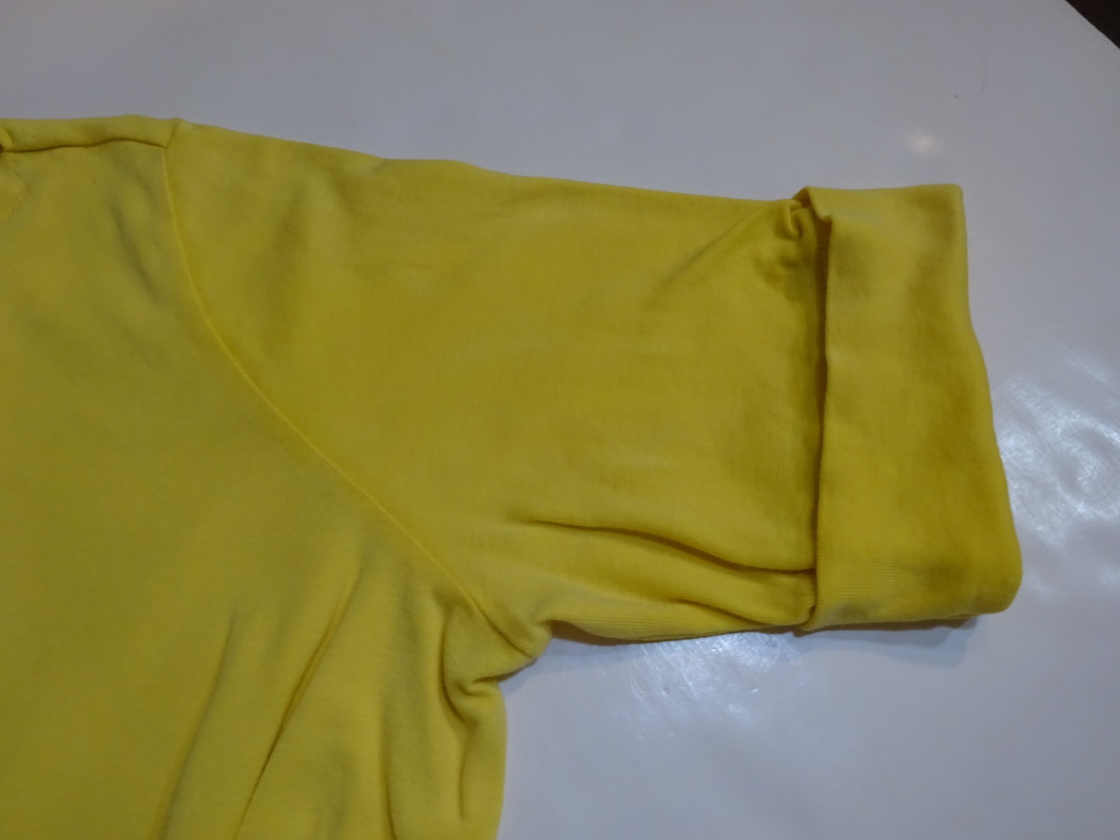Ralph Lauren Women’s Yellow Cotton Top Blouse – Size XL