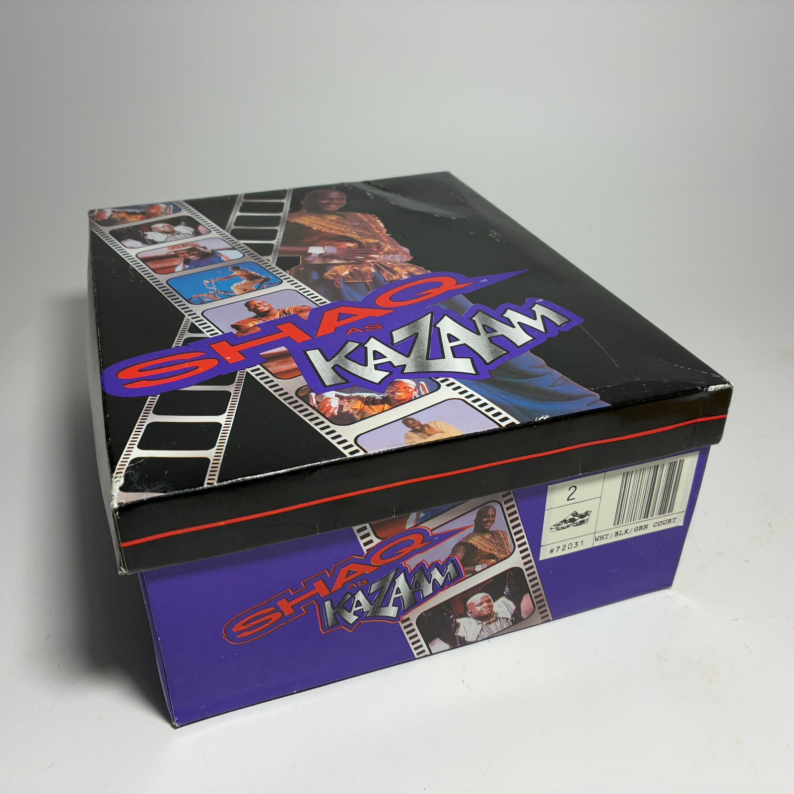 Shaq as Kazaam Show Box – 1996 KidsNATION – EMPTY BOX – no shoes