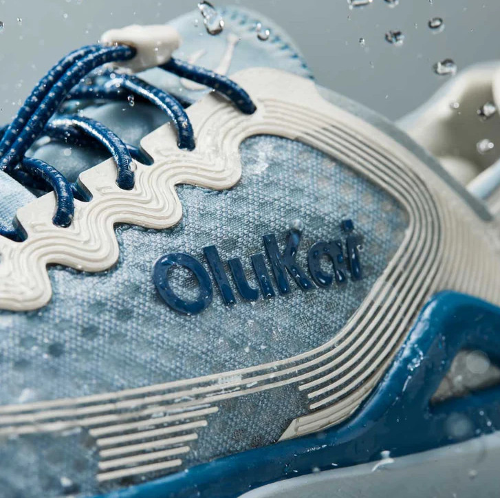 NEW SEAL OluKai Ahi Men’s Performance Marine Shoes Blue Pearl White Sand Fishing