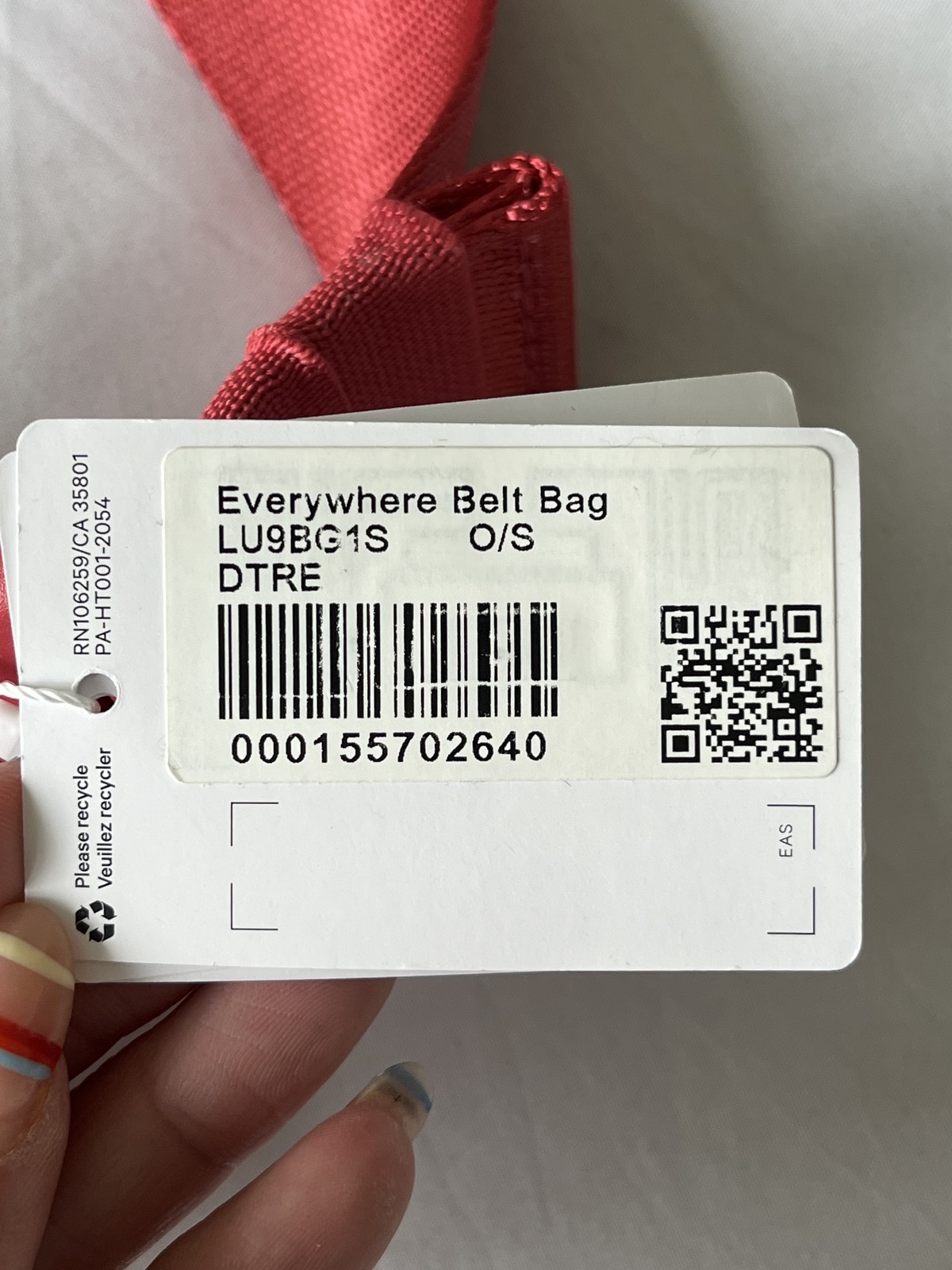 NWT lululemon Everywhere Belt Bag 1L – OG Original Continuous Strap