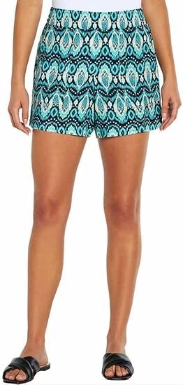 Wildfox Womens Lightweight Relaxed Fit Pull-On Shorts Multicolor Pockets