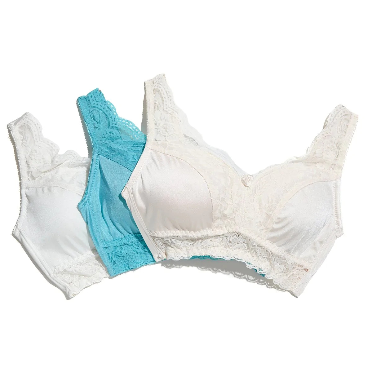 Rhonda Shear 3 Pack Pin-Up Lace Bra Set 453710-567051-J