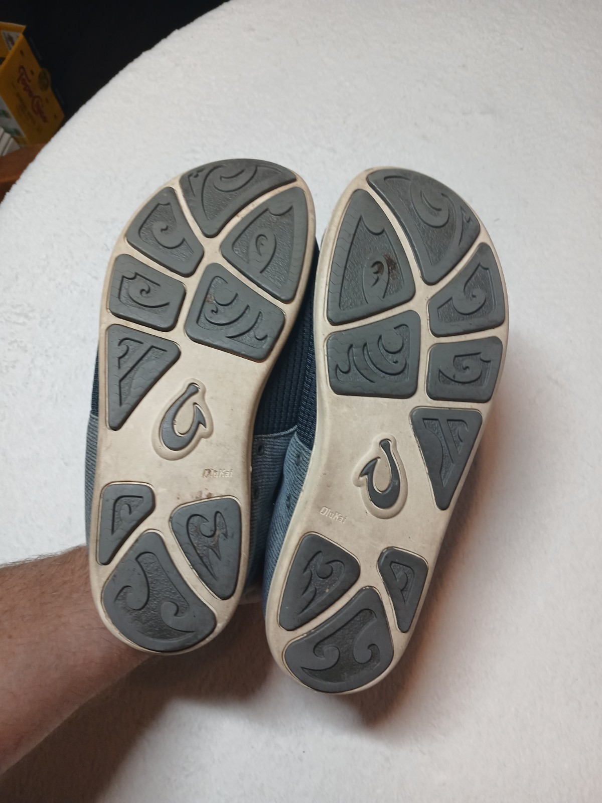 Olukai Nohea Moku Mesh Grey Slip On Casual Boat Shoes Men’s 9 Casual Comfort